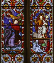 Jonah and the Whale and Christ rising from the tomb
