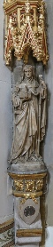 Statue of St Hilda of Whitby in St Marie's St Joseph Chapel