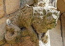 Grotesque on the exterior of the Cathedral Church of St Marie