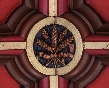 Wheat in one of the bosses of the Blessed Sacrament Chapel of St Marie's Cathedral