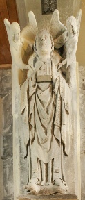 The tomb of Fr Pratt in St Marie's Cathedral's Sanctuary