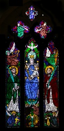 The Hallam Window, showing Robert Ludlam and Nicholas Garlick
