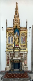Shrine dedicated to the Virgin and Child in St Marie's Cathedral