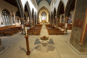 Interior of the Cathedral Church of St Marie, Sheffield
