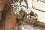 Grotesque on the exterior of the Cathedral Church of St Marie