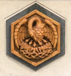 Pelican on the Altar of St Marie's